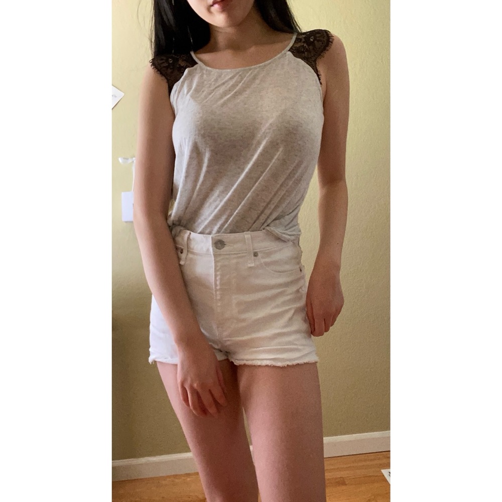 NWOT Happening in the Present Shoulder Lace Blouse